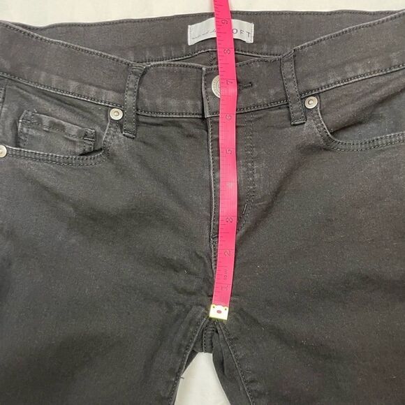 Made & Loved LOFT Skinny Jeans with Tie in Black, size 24 - VGUC - Picture 13 of 16